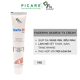 Hình ảnh Review Kem Dưỡng Da Mờ Thâm Nám, Tàn Nhang Fixderma Skarfix-TX Cream 15g