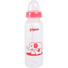 Bình sữa cổ hẹp PP tiêu chuẩn voi Pigeon 240ml (2018)