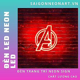 Mua Đèn LED neon sign hình AVENGERS |  Sử dụng điện 12V | Chuyên dùng trang trí tường  trang trí phòng ngủ  trang trí nhà   trang trí quán coffee  trang trí cửa hàng.