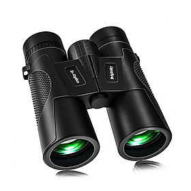 12×42 HD Zoom Binoculars Low Light Level Night Vision Binocular BAK4 Prism Long Distance Telescope with Diopter