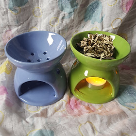 Bếp xông đốt bồ kết chanh sả tươi khử khuẩn không khí (Mầu đất ngẫu nhiên)