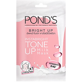 Mặt Nạ Sữa Dưỡng Trắng Nâng Tông Pond'S White Beauty Bright Up Milk Mask 25G