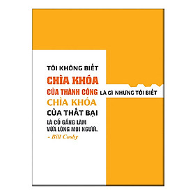 Tôi Không Biết Chìa Khóa Của Thành Công Là Gì W19