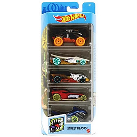 Bộ 5 Siêu Xe Hot Wheels 1806H - STREET BEASTS