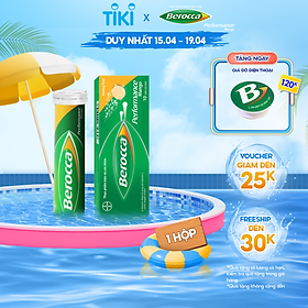 Viên sủi bổ sung Vitamin Berocca Performance Mango