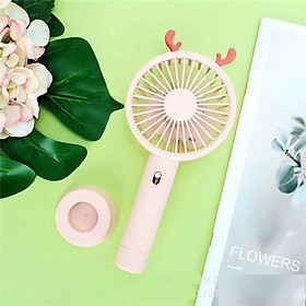 Quạt sạc tích điện cầm tay có phun sương để bàn 933 108 Mini Fan (5W)