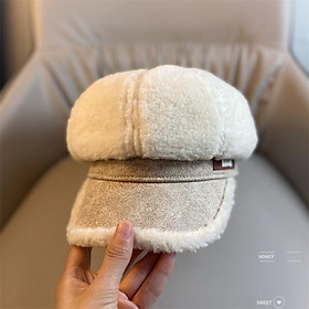 Mũ Beret len Lông Cừu Phong Cách Hàn Quốc Dễ Phối Đồ - Mũ Lưỡi Trai Nữ - Loại 1 - HÀng Chính Hãng MINIIN