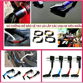 BỘ 2 CÁI ĐẦU GÙ CHỐNG ĐỔ BẢO VỆ TAY LÁI XE MÁY TRANG TRÍ CỰC ĐẸP 