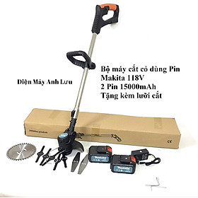 Mua MÁY CẮT CỎ CHẠY PIN MAKITA TẶNG KÈM 8 LƯỠI CẮT TẶNG KÈM 2 PIN