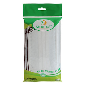 Khẩu Trang Y Tế Meriday Bông Bạch Tuyết TP-KT19 (10 Cái)