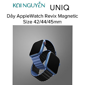 Dây đeo dành cho AppleWatch UNIQ Revix Reversible Magnetic Silicone (42/44/45/46/49mm) - Hàng chính hãng