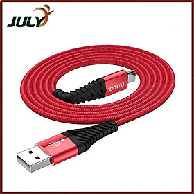 Cáp sạc dây dù HOCO X38 Micro USB 1M DÀNH CHO ĐIỆN THOẠI (màu ngẫu nhiên) - JL - HÀNG CHÍNH HÃNG