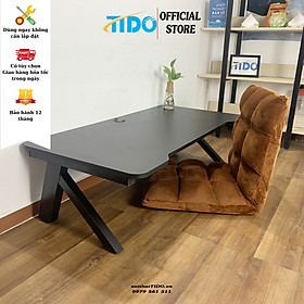 Bàn bệt gaming TI-GMCK - Khung sắt chữ K, gấp gọn - Mặt bàn dài 1m2 - Hàng chính hãng