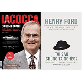 Combo Bộ Sách Đặc Sắc Về Cuộc Đời Và Sự Nghiệp Của 2 Ông Trùm Xe Hơi Nước Mỹ - Những Bài Học Đột Phá Về Cách Vận Hành Quản Lý Doanh Nghiệp Để Đi Đến Thành Công Của Họ ( IACOCCA - Đời Kinh Doanh + Tại Sao Chúng Ta Nghèo? ) tặng kèm bookmark Sáng Tạo