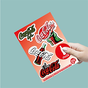 I love Coca-Cola - Single Sticker hình dán lẻ Cocacola