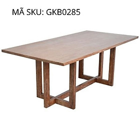Mua Bàn ăn thiết kế chân mới lạ  chắc chắn  vững chãi  gỗ tự nhiên chống mối mọt  cong vênh  màu bền đẹp