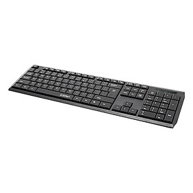 Bàn Phím Cơ K Dây | Top bán chạy Lazada Shopee Sendo Tiki 18 Bàn Phím Không Dây Glatten K-186 (Đen) - Hàng Nhập Khẩu