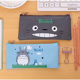 [COMBO 2 chiếc] Túi Vải Đựng Đồ Dùng Học Tập TOTORO - Túi Đựng Bút Viết Siêu Cute