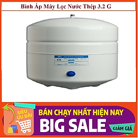 Bình Áp  Thép 3.2 G - Dùng Cho Máy Lọc Nước RO 10L (Trắng)