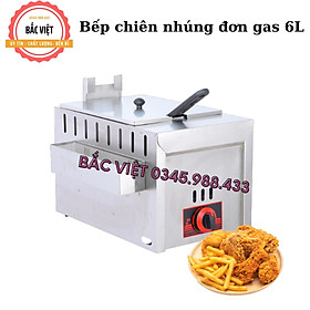 Mua Bếp chiên nhúng đơn gas dung tích 6L dùng để chiên gà  khoai tây   xúc xích...