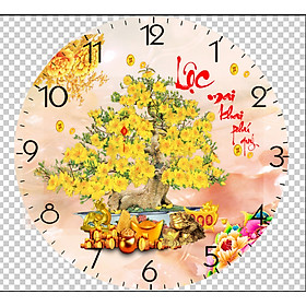 ĐỒNG HỒ TREO TƯỜNG TRANG TRÍ PHỦ PHA LÊ KT 35 CM