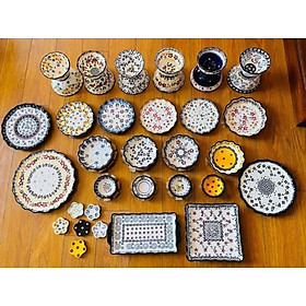 Mua Bộ bát đĩa gốm sứ cao cấp Praca Pansy chuẩn Korea 36 món