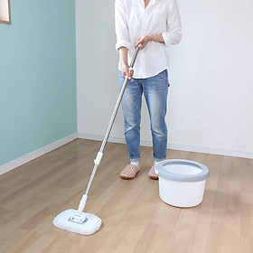 Mua Bộ chổi lau nhà lốc xoáy 360 độ Azuma Nhật Bản - Trắng