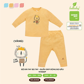 (LULLABY 2021) Bộ cài vai dài tay bé trai SUPERIOR PETIT họa tiết đáng yêu (size 9m-4y)