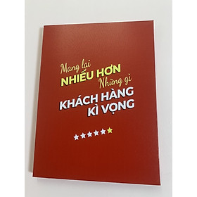 Tranh khẩu hiệu Mang lại nhiều hơn những gì khách hàng kì vọng