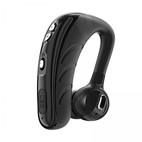 Bluetooth 5.1 Trucker Business Headphone Stereo Earbud Headset Black