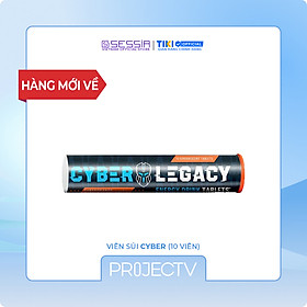 Thực Phẩm Bảo Vệ Sức Khỏe CYBER LEGACY - Viên Sủi CYBERORANGE - Năng Lượng Của Những Chiến Thắng Hàng Ngày - PROJECT V - Hộp 10 Viên Sủi - Xuất xứ Pháp, Hàng Chính Hãng