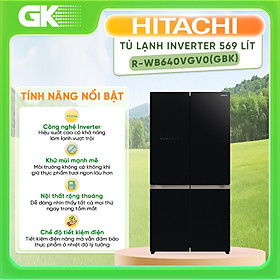 Mua Tủ lạnh Hitachi Inverter 569 lít R-WB640VGV0 GBK
