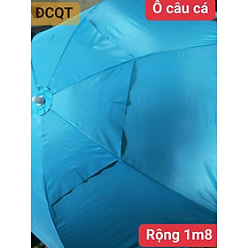 Ô dù câu cá tre nắng mưa rộng 1m8.ô câu xoay 360 độ cao cấp