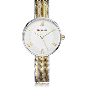 Đồng Hồ Quartz Nữ Cao Cấp Dây Bằng Thép Không Gỉ CUREN Chống Nước 3ATM