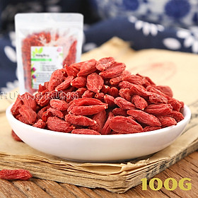 KỶ TỬ, CÂU KỶ TỬ 200g loại tuyển chọn, to đỏ ngọt, sáng mắt, sinh tinh, đẹp da giảm cân