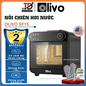 Mua Nồi Chiên Hơi Nước OLIVO SF15  37 Chương Trình Cài Sẵn  Dung Tích 15L  Công Suất 2620W  Hàng Chính Hãng