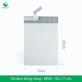 Mua MT0A - 23x17 cm - 100 túi nilon 2 lớp đóng hàng thay thùng hộp carton