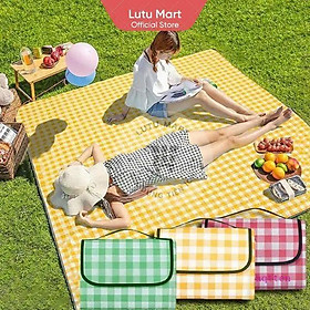 Mua Combo 2 cái Thảm Dã Ngoại Picnic Hoạ Tiết Caro  Gấp Gọn Agnite - Thảm Cắm Trại  Đi Du Lịch  Đi Phượt  Chụp Ảnh