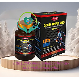 ￼viên xương khớp gold triple pro vinaphar - lọ 60 viên - giảm các triệu chứng thoái hóa khớp, viêm khớp
