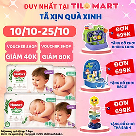 Tã Bỉm dán siêu cao cấp Huggies Platinum Nature Made size S82 82 miếng