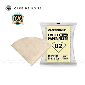 Giấy lọc V60 không tẩy trắng Made in Japan CAFE DE KONA