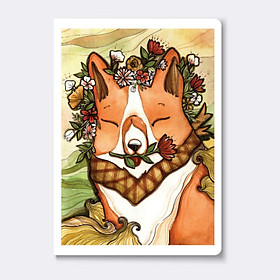 Sổ Tay Mini Cute Corgi (14 x 9 cm)