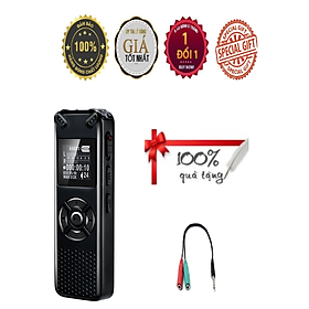  KHUYẾN MÃI KHỦNG- ROGTZ - Digital Voice Recorder 991 - Ghi âm 572 giờ Lưu trữ 8GB Mic thu âm đa hướng, giảm ồn Hỗ trợ thẻ nhỡ lên tới 128Gb Kích hoạt giọng nói Nghe nhạc MP3 Pin 40h Nhỏ gọn, tiện lợi Họp hành Phỏng vấn Bài giảng Giá rẻ Hàng Chính Hãng