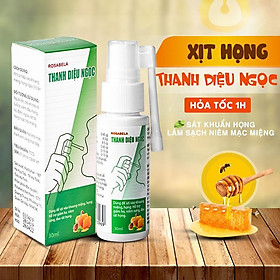 Xịt họng keo ong Thanh Diệu Ngọc sát khuẩn vòm họng, làm sạch niêm mạc miệng, giảm triệu chứng đau họng (30ml)