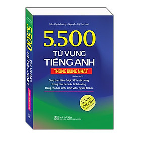 Sách - 5500 từ vựng tiếng Anh thông dụng nhất (bản màu)