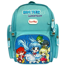 Ba Lô Chống Gù Water Super Team B-011 - Màu Xanh Nhạt