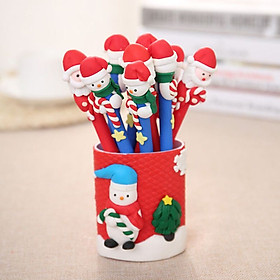 Christmas Award Student Small Gifts Cute Pens Ballpoint Soft Pottery Gel Ink Pen Birthday Party Gifts