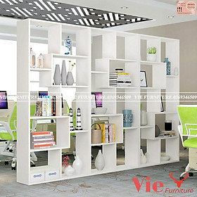 Mua Kệ Sách Gỗ - Kệ Sách Để Sàn Nhiều Ngăn - Tủ Sách Đẹp Hình Chữ U