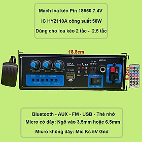 Mua Mạch loa kéo DPA dùng Pin 18650  sạc 5V - công suất 25W - 45W