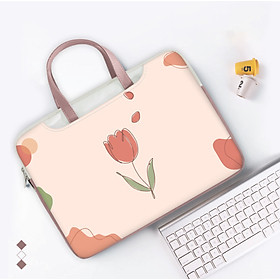 Túi da chống sốc laptop surface máy tính xách tay, túi đeo chéo công sở nữ cặp đựng laptop cute dễ thương chống nước